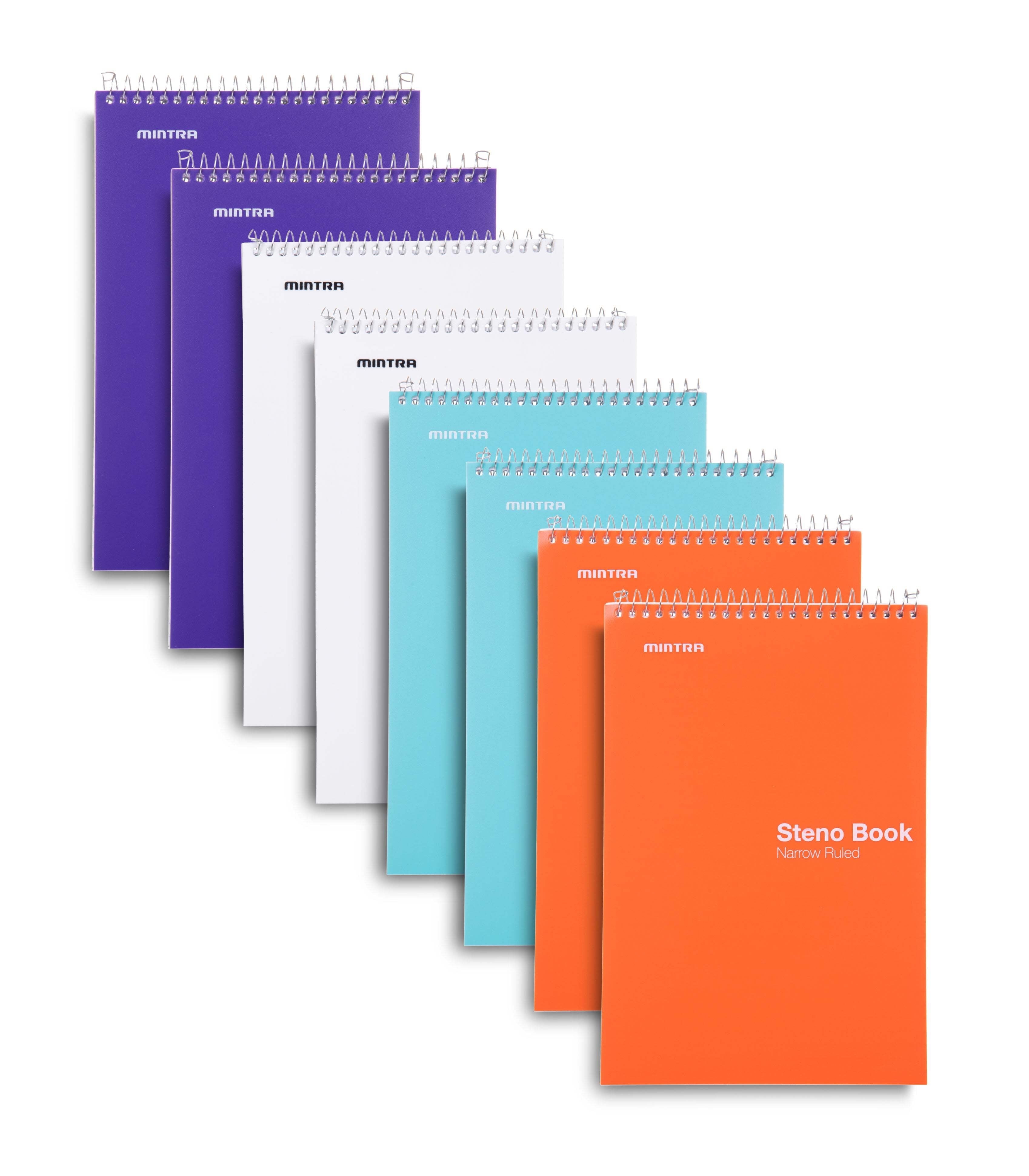 Poly Pastel Steno Books (8 Pack)