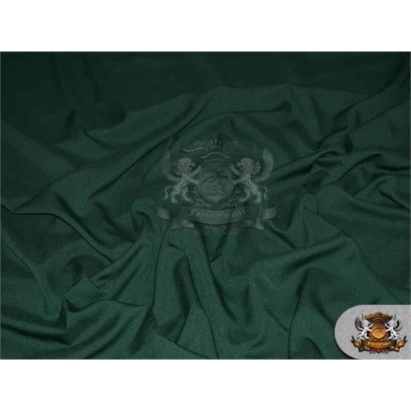 Poly Poplin Solid Fabric HUNTER GREEN / 120" Wide / Sold by the yard