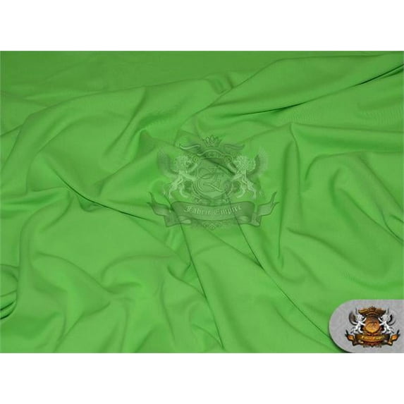 Poly Poplin Solid Fabric LIME / 120" Wide / Sold by the yard