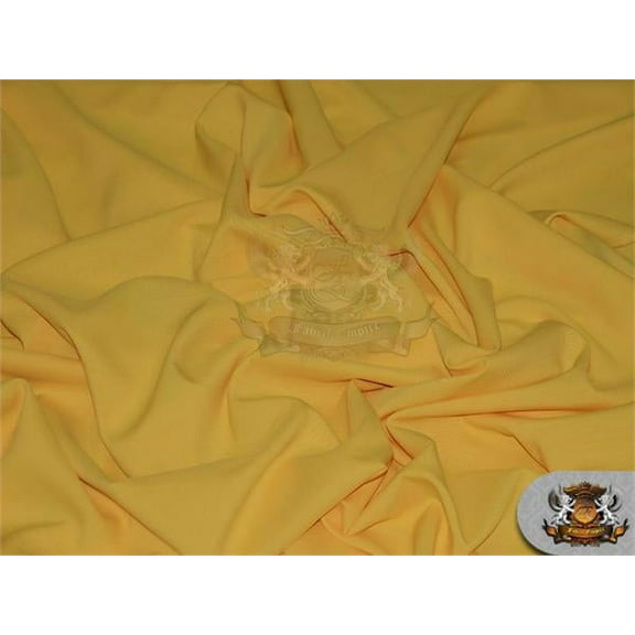 Poly Poplin Solid Fabric YELLOW / 120" Wide / Sold by the yard