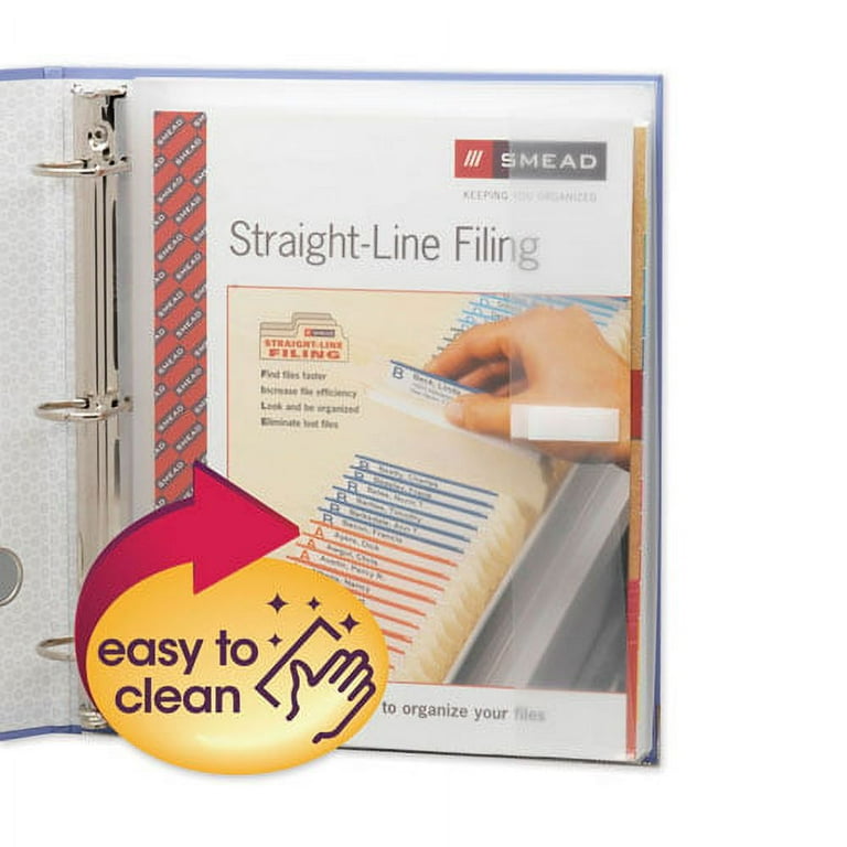 Poly Ring Binder Pockets, 9 x 11.5, Clear, 3/Pack Poly Ring Binder Pockets, 9 x 11.5, Clear, 3/Pack