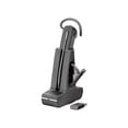 thumbnail image 1 of HP Poly Savi 8245 UC Wireless DECT Convertible Headset, Microsoft Teams Certified, Black, 1 of 3