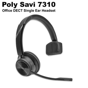 Poly Savi 7310 Office DECT Wireless Mono Headset 783N0AAT#ABA