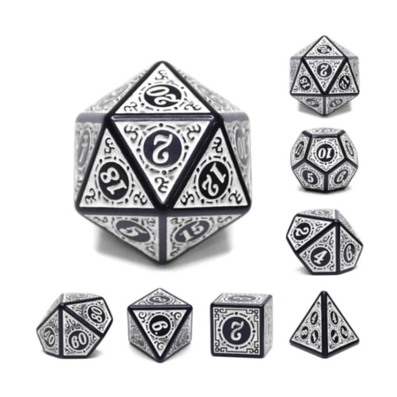 Foam Brain Games Poly Set - Magic Flame w/White (7) New