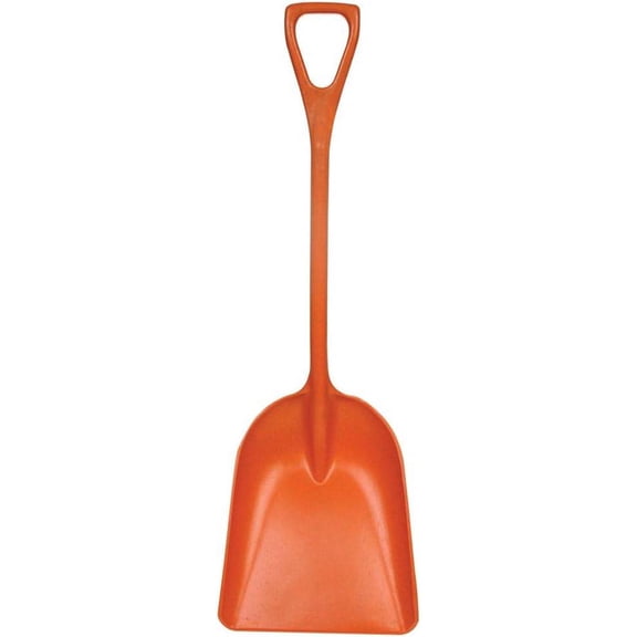 Poly Shovel with D-Grip Handle, 42-Inch Overall Length