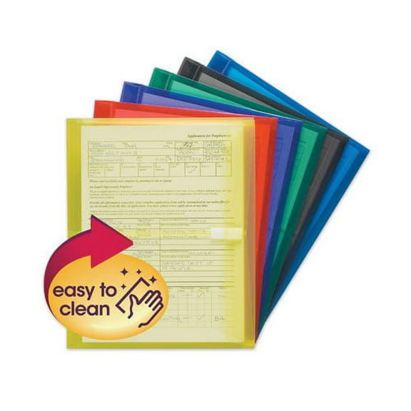 Poly Side-Load Envelopes, Fold Flap Closure, 9.75 X 11.63, Assorted, 6/pack | Bundle of 2 Packs