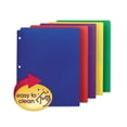 thumbnail image 1 of Poly Snap-In Two-Pocket Folder, 50-Sheet Capacity, 11 X 8.5, Assorted, 10/pack | Bundle of 2 Packs, 1 of 5