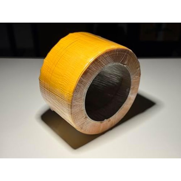 Poly Strap, Polypropylene Strapping, 3200' Length, 1/2" Width, 0.020" Thickness, 400 lbs. Break Strength (Yellow)$$Tools & Hardware Other