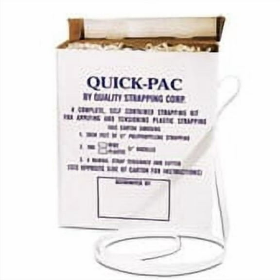 Poly Strapping Kit Metal Plastic 1/2" x .018 x 3000' Postal Approved