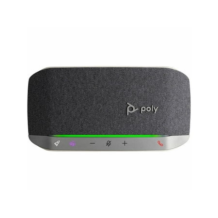 Poly - Sync 20 Personal USB/Bluetooth Smart Speakerphone with Noise and Echo Reduction - Gray