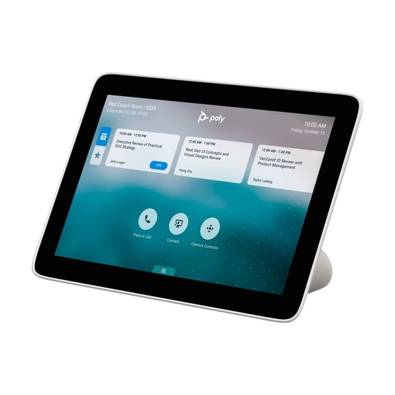 Poly - TC8 Touch Controller (Plantronics) - 8" High Resolution Touch Screen Display - Works with Poly Studio X Family and G7500