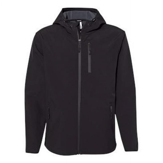 Poly-Tech Soft Shell Jacket, Black - 2XL