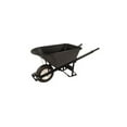 thumbnail image 1 of Poly Tray Barrow - 5 3/4 Cu Ft - Single Ribbed Tire Steel Handle, 1 of 1
