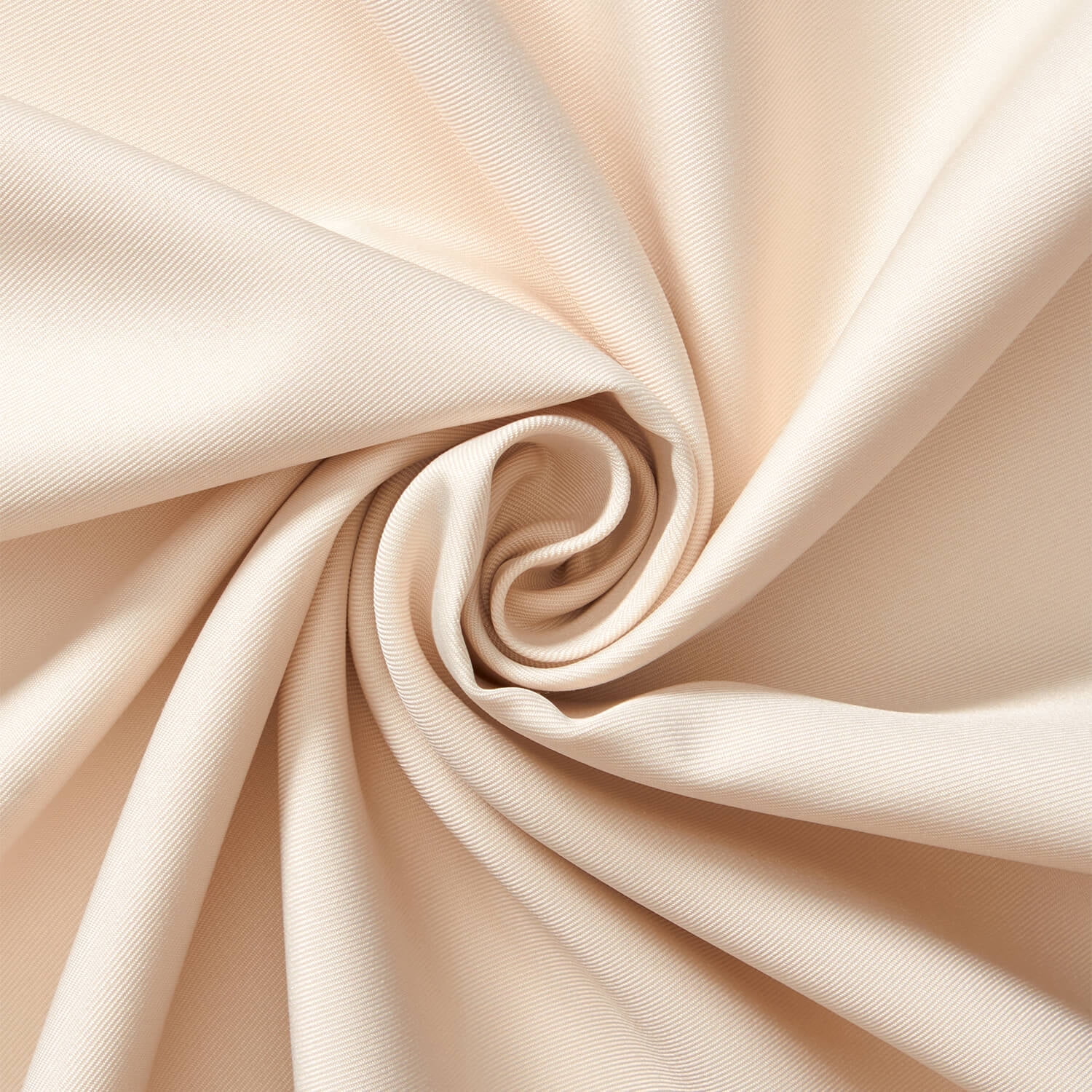 Poly Twill Fabric 58/60 Inch 170 GSM Polyester By The Yard For Sewing Apparel, Crafts, & Décor - Beige (5 Yards)