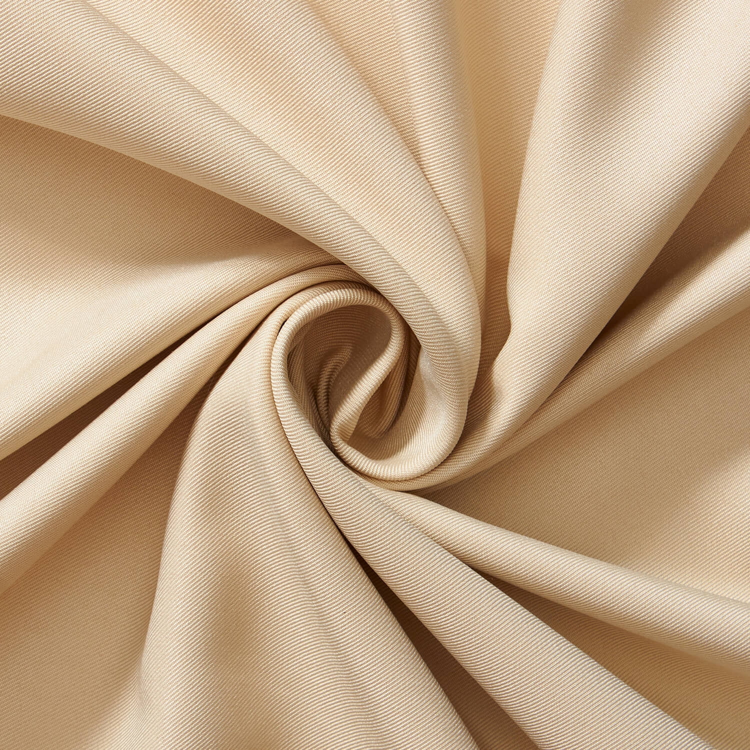 Poly Twill Fabric 58/60 Inch 170 GSM Polyester By The Yard For Sewing Apparel, Crafts, & Décor - Champagne (10 Yards)