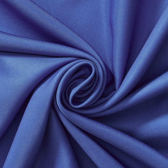 Poly Twill Fabric 58/60 Inch 170 GSM Polyester By The Yard For Sewing Apparel, Crafts, & Décor - Royal Blue (10 Yards)