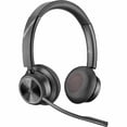 thumbnail image 1 of Poly Ultra-Secure Wireless DECT Headset System - Microsoft Teams Certification - Stereo - Wireless - DECT 6.0 - 180 ft - 20 Hz - 20 kHz - Over-the-head - Binaural - Ear-cup - Noise Cancelling Micro..., 1 of 2
