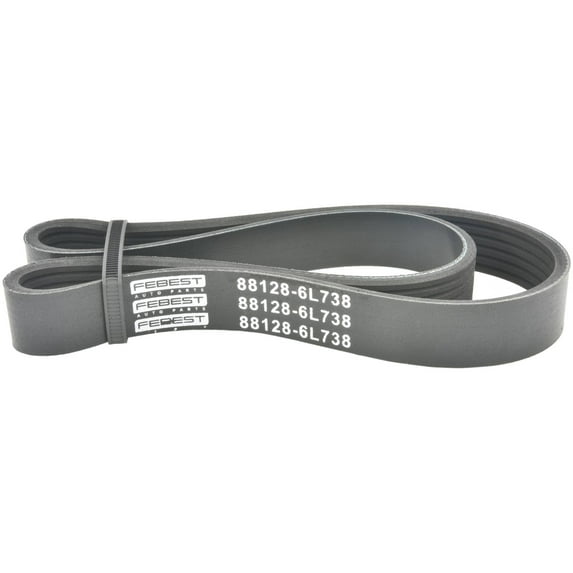 Poly-V Belt 6 Ribs Febest 88128-6L738 Oem 036145933AG