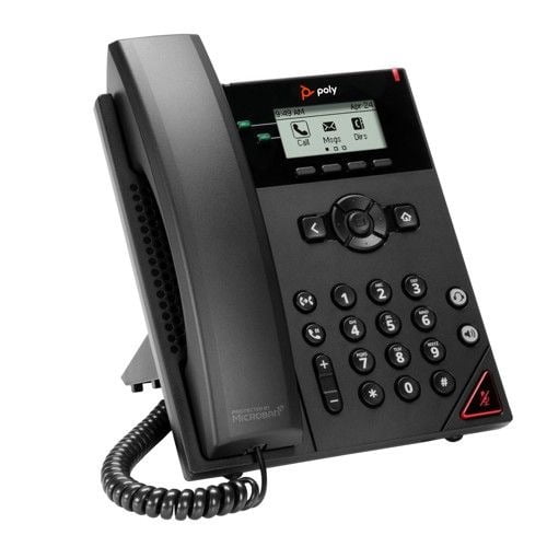 Poly VVX 150 2-Line Business IP Desk Phone with AC Power Adapter - 2200-48810-001