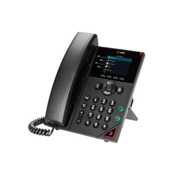 Poly VVX 250 4-Line IP Corded Phone and PoE-Enabled GSA/TAA-US 89B64AA#ABA