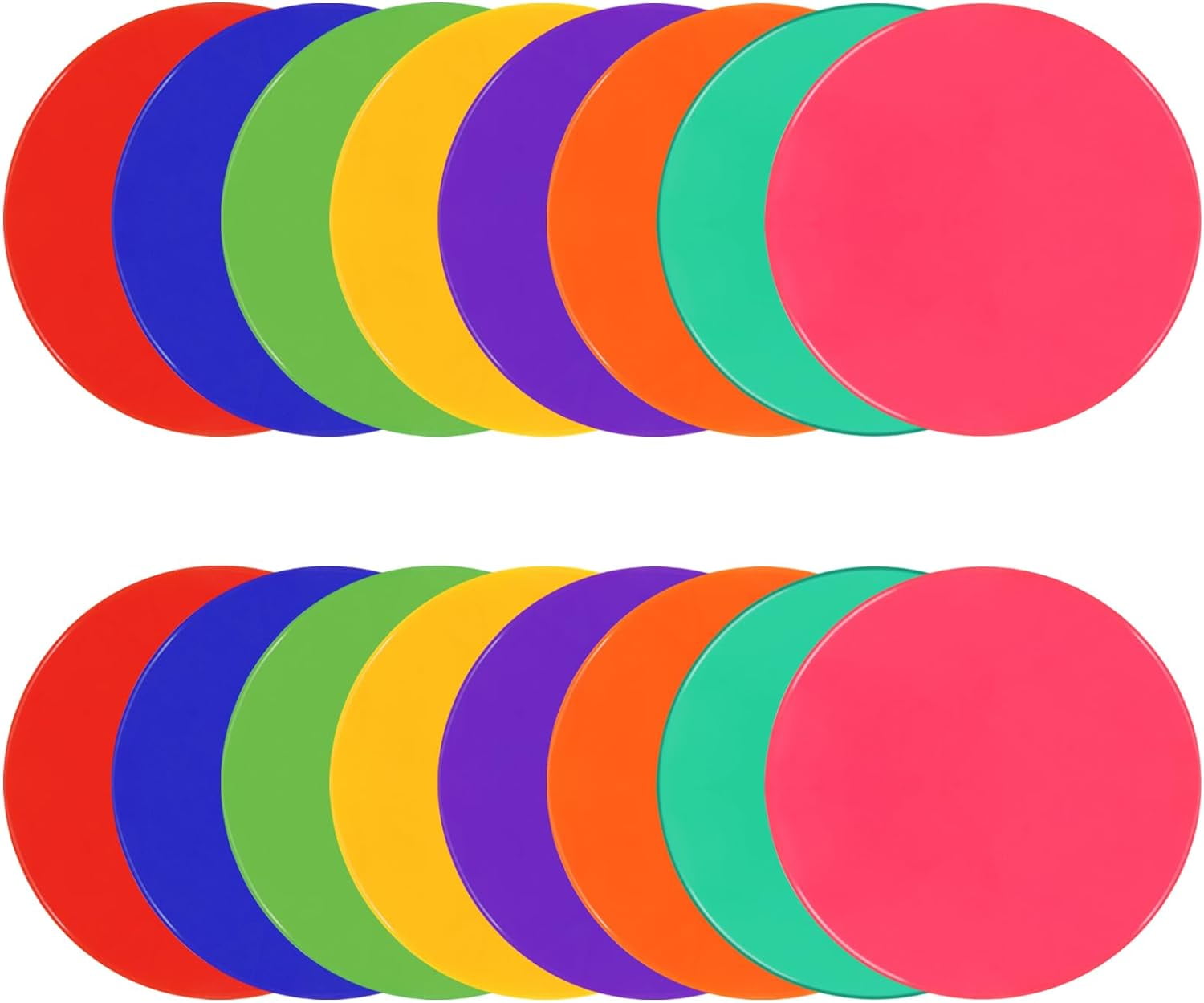 Poly Vinyl Spot Markers 9 Inch Rubber Floor Dots Non Slip Agility