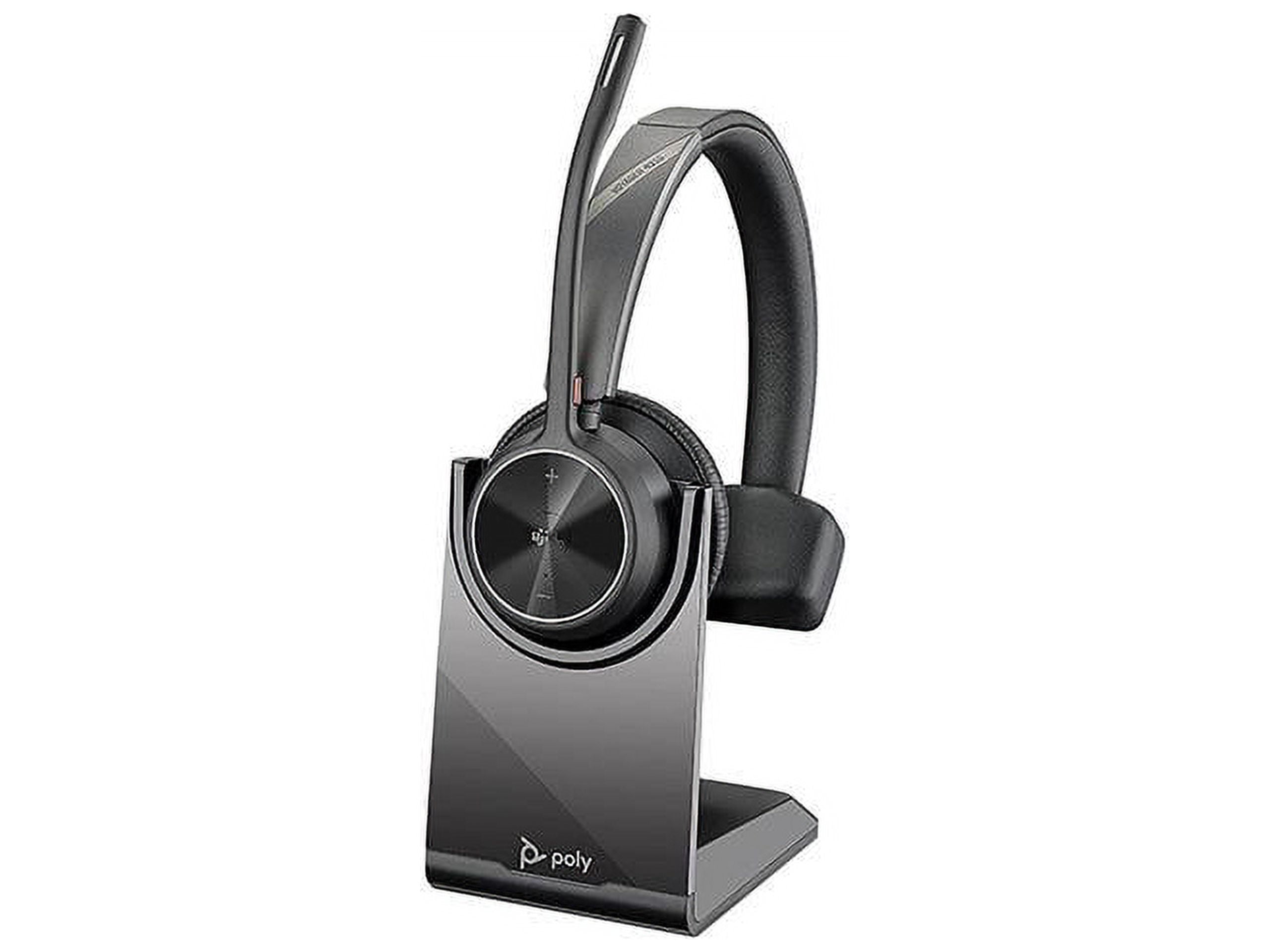 Poly Voyager 4310 Uc Wireless Headset With Charge Stand Bluetooth Usb A Adapter Works With 2648