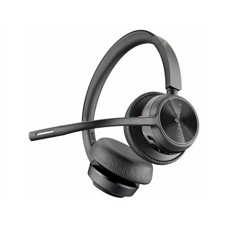 Poly - Voyager 4320 Wireless Noise Cancelling Stereo Headset with mic - Black