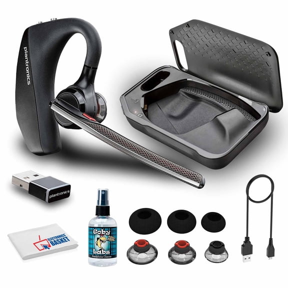 Poly Voyager 5200 UC Bluetooth Headset New (7K2F3AA) Bundle