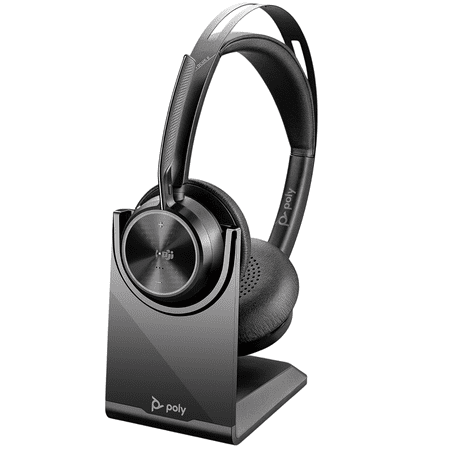 HP Poly Voyager Focus 2 UC Wireless Stereo ANC Headset with Charging Stand