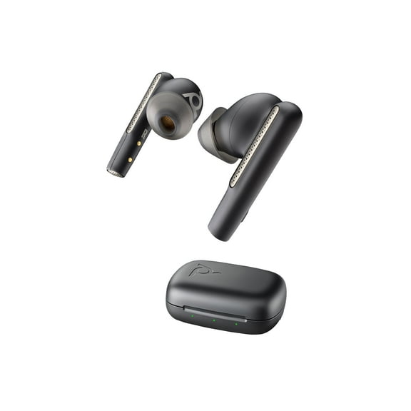 HP Poly Voyager Free 60 UC - True wireless earphones with mic - in-ear - Bluetooth - active noise canceling - USB-C via Bluetooth adapter - carbon black