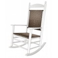 thumbnail image 1 of Poly Wood K147FWHCA Jefferson Woven Rocker - White Frame - Cahaba, 1 of 1