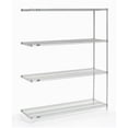thumbnail image 1 of Poly-Z-Brite Wire Shelving Add-On - Clear - 60 x 24 x 54 in., 1 of 1