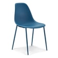 thumbnail image 1 of Poly and Bark Isla Chair in Lago Blue (Set of 4), 1 of 9