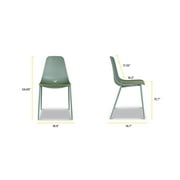 Poly and Bark  Isla Modern Chairs (Set of 4) Pistachio Green