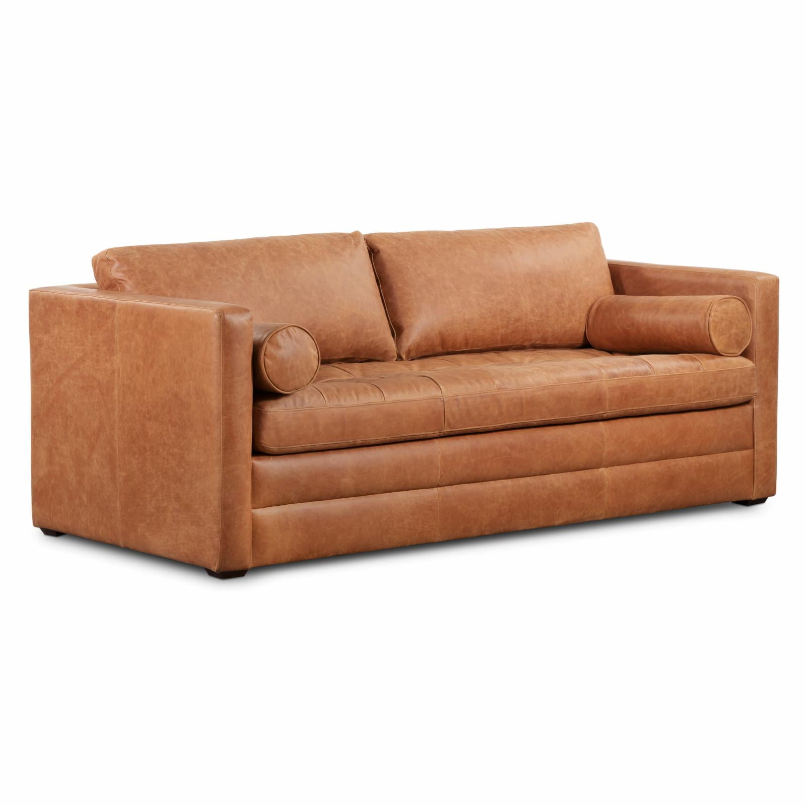 Poly and Bark Napa Leather Sleeper Sofa