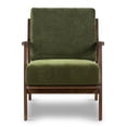 thumbnail image 1 of Poly and Bark Verity Fabric Lounge Chair in Distressed Green Velvet, 1 of 10