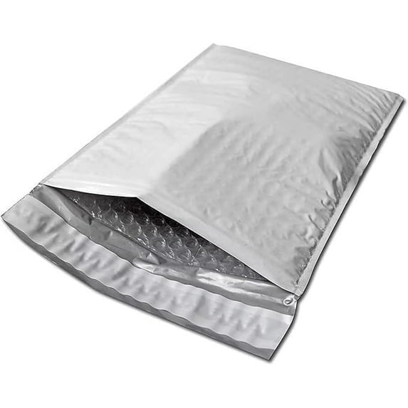 Poly bubble mailers, 7x9 inch, case of 50