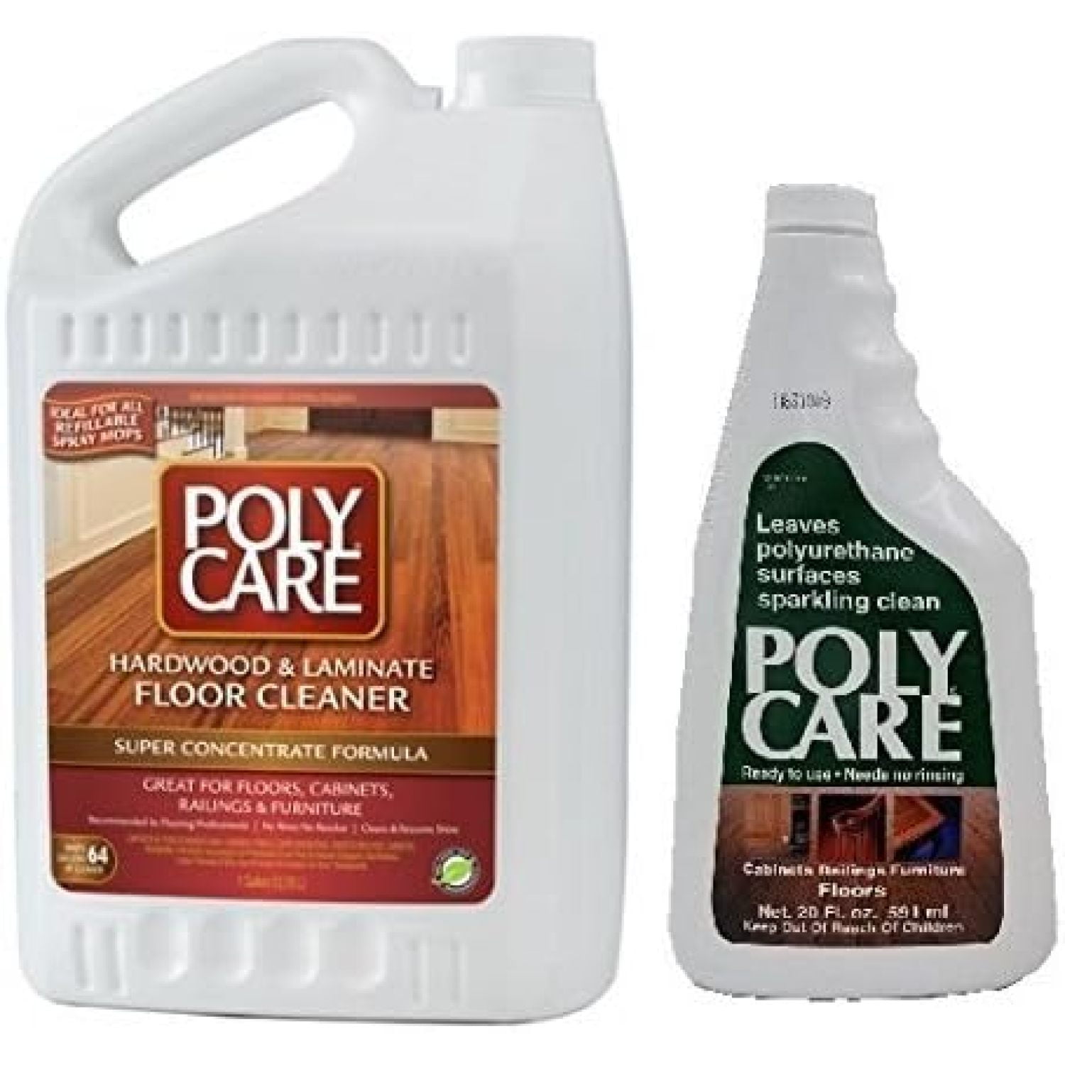 PolyCare Hardwood & Laminate Concentrate Floor Cleaner - 1 Gal with extra 32oz.