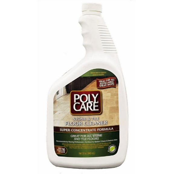PolyCare Stone & Tile Floor Cleaner Concentrate 32oz. - Makes 16 Gallons of Cleaner