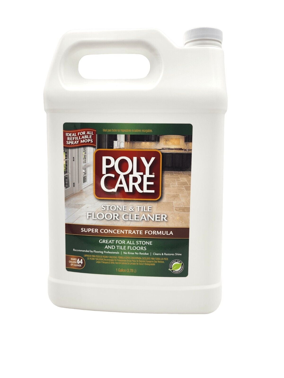 PolyCare Stone & Tile Floor Cleaner Concentrate Gallon Makes 64