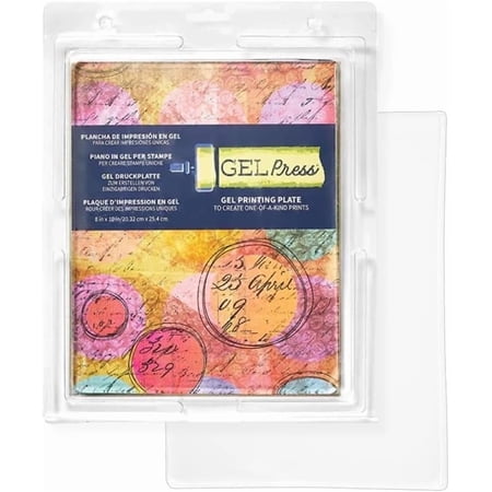 Gel Press Monoprinting Print Plate - 8” X 10” Gel Plate