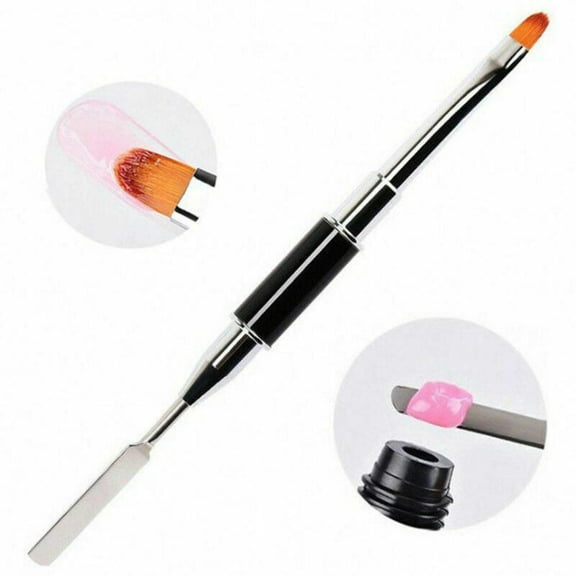1 Pc Dual-Ended PolyGel Nail Brush Pen Professional LED UV Poly Gel Manicure Tool Set for Perfect Nails Jargod