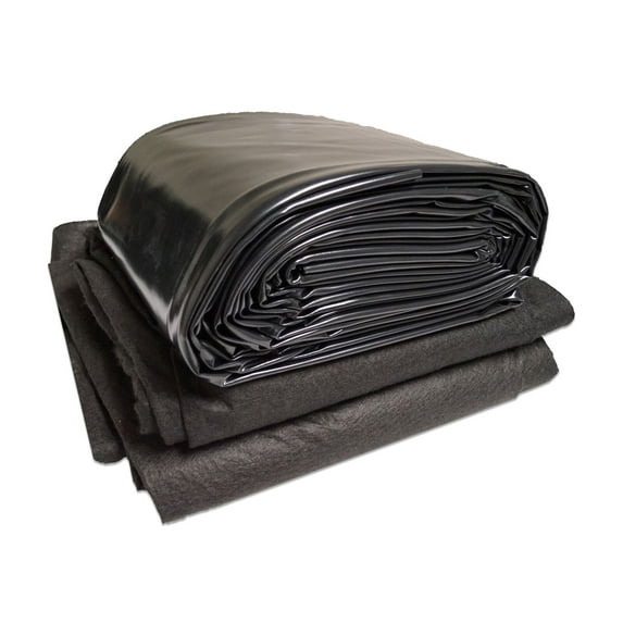 Anjon PolyGuard 20-Mil PVC Pond Liner with Underlayment, 40 ft. x 100 ft.