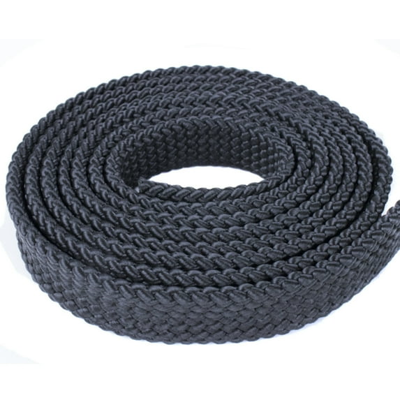 PolyPro Soft 1" MFP Hollow Flat Braid Rope - Multiple Colors and Lengths - Easy to Splice and Seal