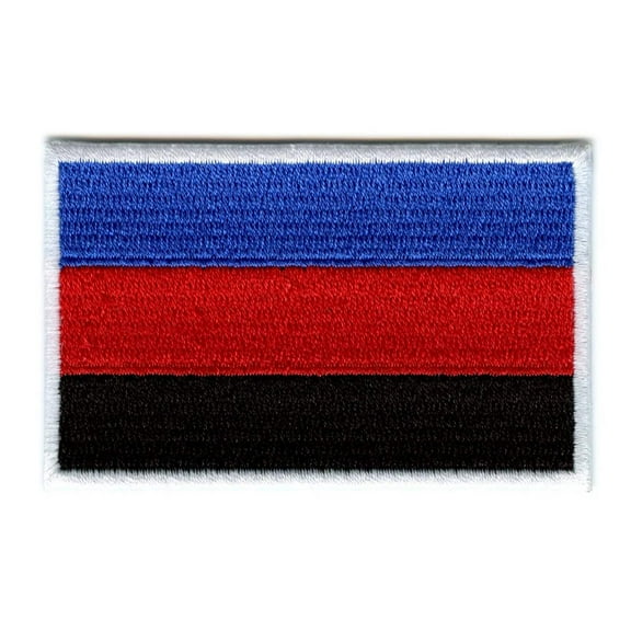 Polyamorous Pride Flag Patch LGBTQ+ Embroidered Iron On