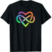 Polyamory Infinity Heart Symbol Neverending Love LGBT Gift T-Shirt