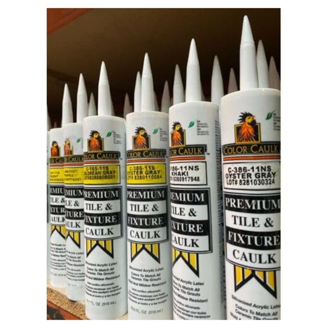 Polyblend Color Matched Caulk by HB Fuller Sanded Tile Caulk Latex