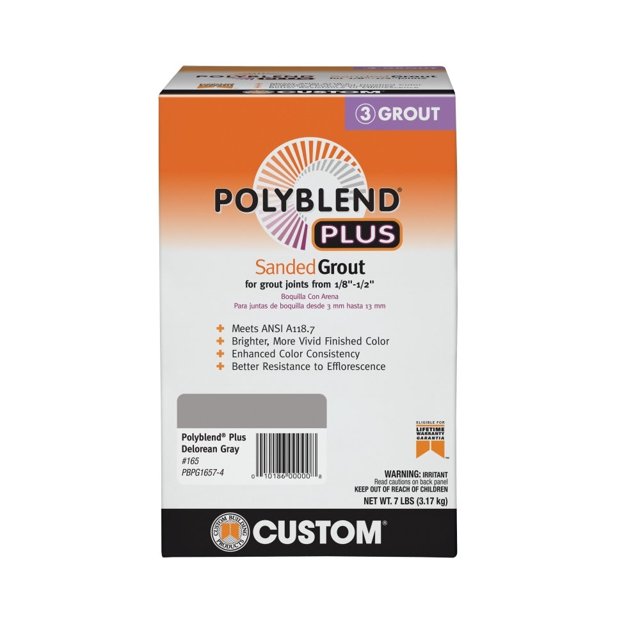 Polyblend Polyblend Plus PBPG16574 Sanded Grout, 7 Lbs