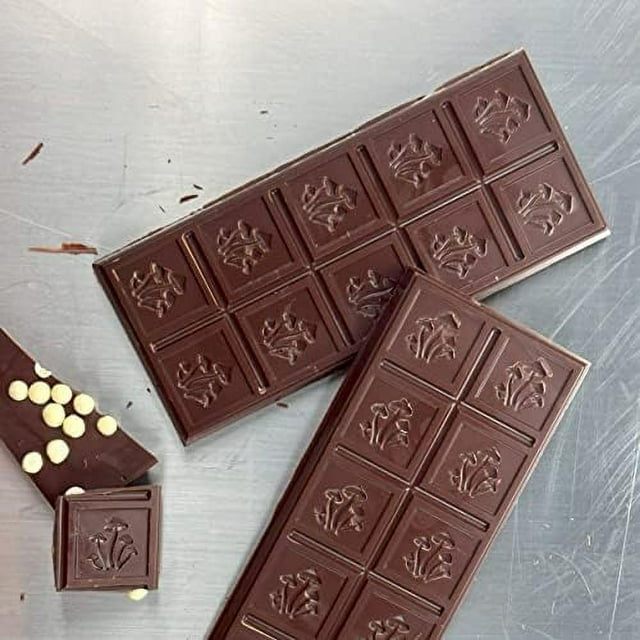 Polycarbonate Chocolate Bar Mold Mushroom Symbol 50Ml 10 Piece For