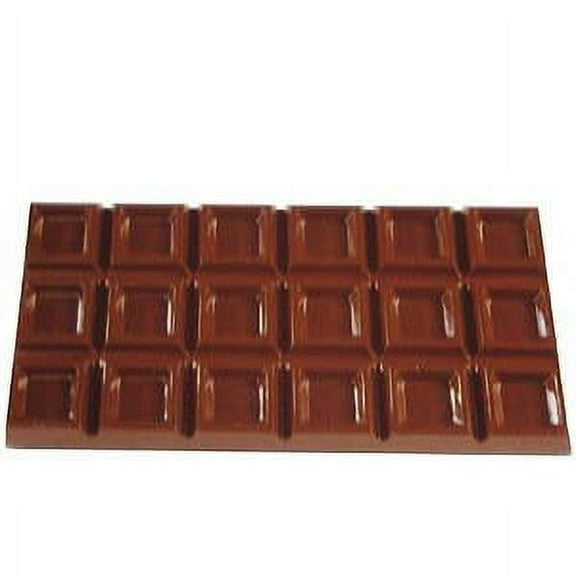 Polycarbonate Chocolate Mold Block 161x79mm x 9mm High, 3 Cavities